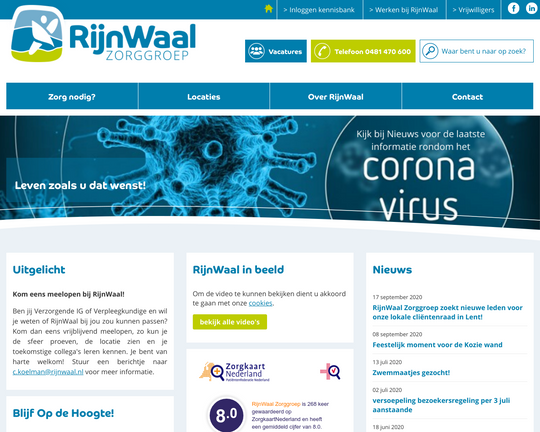 RijnWaal Zorggroep Logo